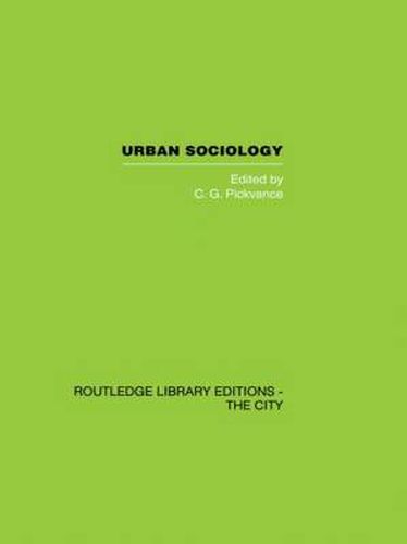 Cover image for Urban Sociology: Critical Essays