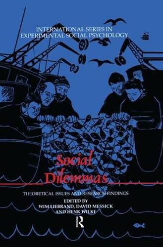 Cover image for Social Dilemmas: Theoretical Issues and Research Findings