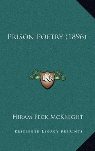 Cover image for Prison Poetry (1896)