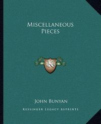 Cover image for Miscellaneous Pieces