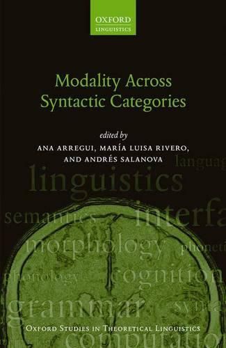 Cover image for Modality Across Syntactic Categories