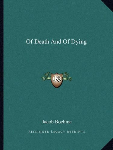 Of Death and of Dying