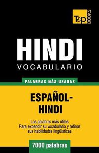 Cover image for Vocabulario Espanol-Hindi - 7000 palabras mas usadas