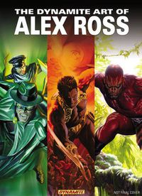 Cover image for The Dynamite Art of Alex Ross