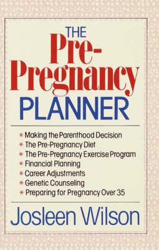 Cover image for The Pre-Pregnancy Planner