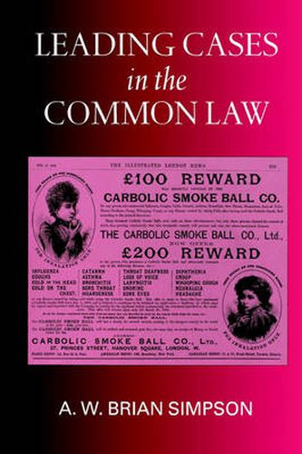 Cover image for Leading Cases in the Common Law