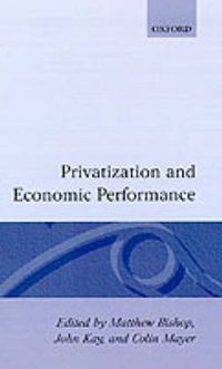 Cover image for Privatization and Economic Performance