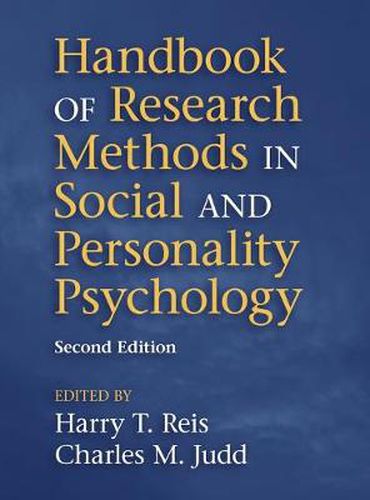 Handbook of Research Methods in Social and Personality Psychology