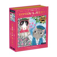 Cover image for Romeow & Juliet Bookish Cats 100 Piece Puzzle