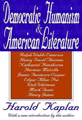 Cover image for Democratic Humanism and American Literature