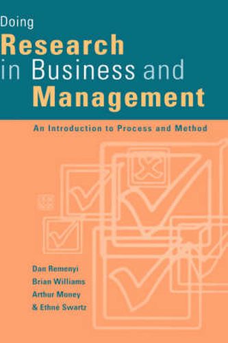 Cover image for Doing Research in Business and Management: An Introduction to Process and Method