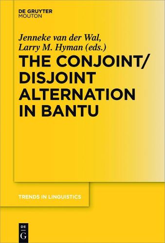 Cover image for The Conjoint/Disjoint Alternation in Bantu