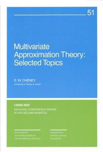 Cover image for Multivariate Approximation Theory: Selected Topics