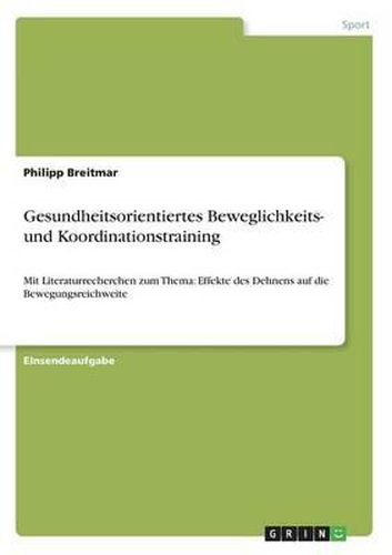 Cover image for Gesundheitsorientiertes Beweglichkeits- Und Koordinationstraining