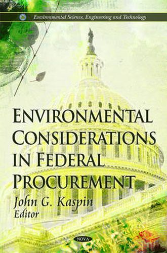 Cover image for Environmental Considerations in Federal Procurement