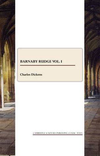 Cover image for Barnaby Rudge vol. I