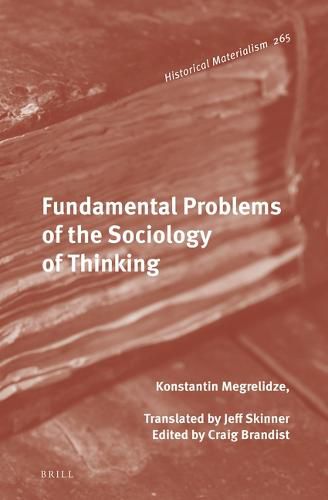 Cover image for Fundamental Problems of the Sociology of Thinking