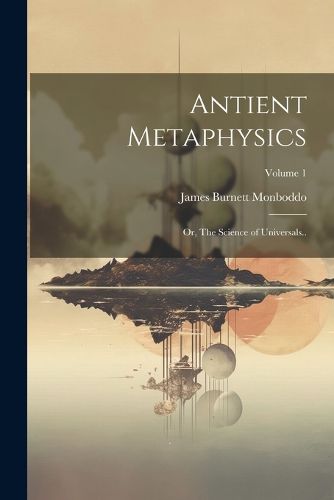 Cover image for Antient Metaphysics