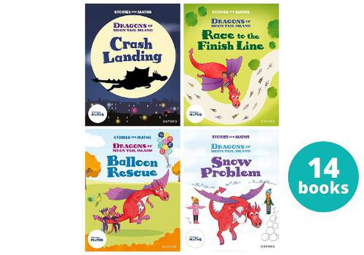 Stories for Maths: Oxford Reading Levels 7-8: Dragons of Moontail Island Y2/P3 (14 book pack)