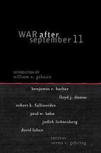 Cover image for War after September 11