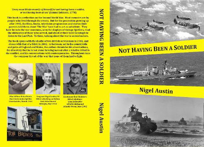 Cover image for Not Having Been A Soldier