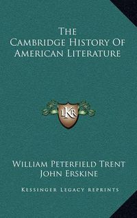 Cover image for The Cambridge History of American Literature