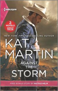 Cover image for Against the Storm and Wyoming Cowboy Bodyguard