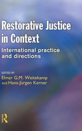 Cover image for Restorative Justice in Context