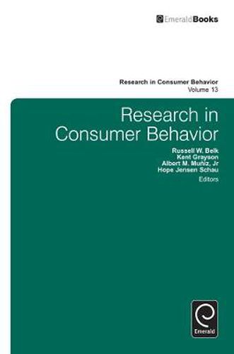 Cover image for Research in Consumer Behavior