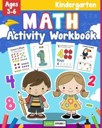 Cover image for Kindergarten Math Activity Workbook