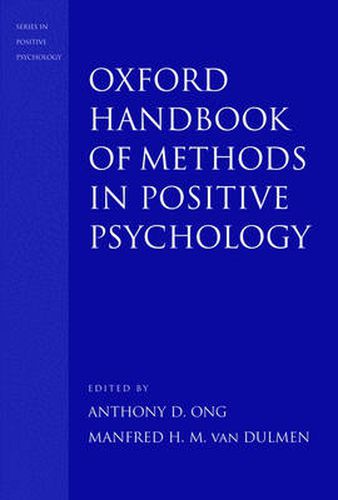 Cover image for Oxford Handbook of Methods in Positive Psychology