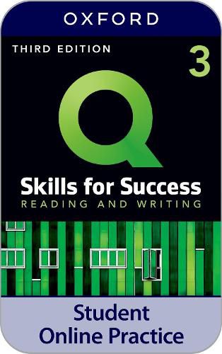 Cover image for Q Skills for Success Level 3 Reading and Writing iQ Online Practice