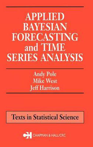 Cover image for Applied Bayesian Forecasting and Time Series Analysis