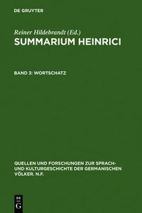 Cover image for Wortschatz: Register Der Deutschen Glossen Und Ihrer Lateinischen Bezugswoerter Auf Der Grundlage Der Gesamtuberlieferung