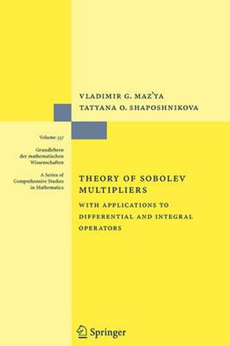 Cover image for Theory of Sobolev Multipliers: With Applications to Differential and Integral Operators