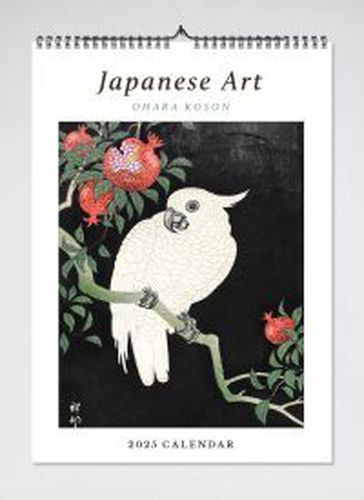 Japanese Art by Ohara Koson 2025 Wall Calendar