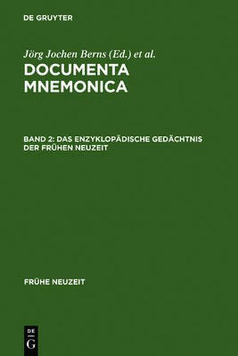 Cover image for Das enzyklopadische Gedachtnis der Fruhen Neuzeit
