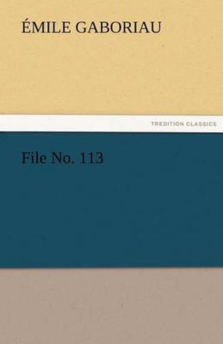 Cover image for File No. 113