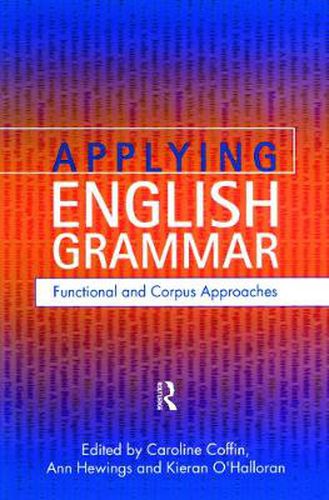 Cover image for Applying English Grammar.: Corpus and Functional Approaches