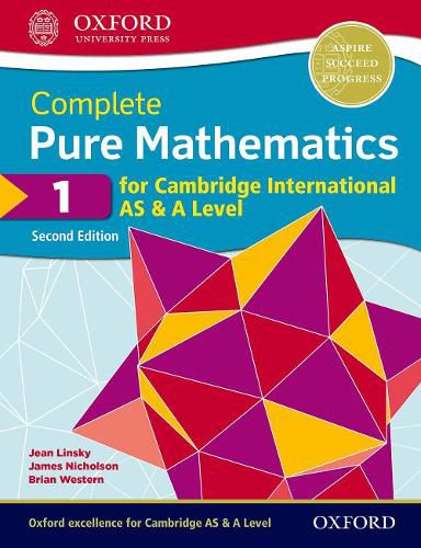 Cover image for Complete Pure Mathematics 1 for Cambridge International AS & A Level