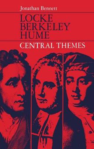 Cover image for Locke, Berkeley, Hume: Central Themes