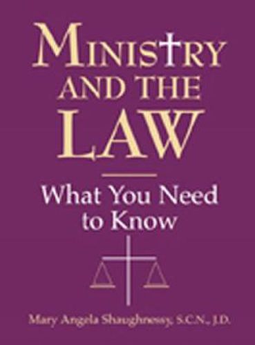 Cover image for Ministry and the Law: What You Need to Know