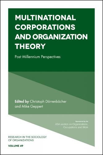 Cover image for Multinational Corporations and Organization Theory: Post Millennium Perspectives