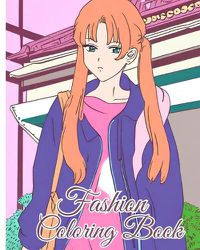 Cover image for Fashion Coloring Book For Girls