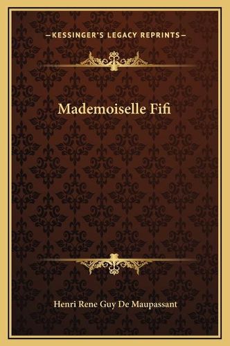 Cover image for Mademoiselle Fifi