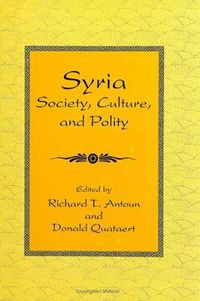 Cover image for Syria: Society, Culture, and Polity