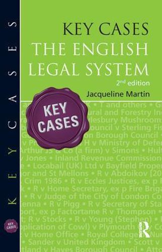 Cover image for Key Cases: the English Legal System