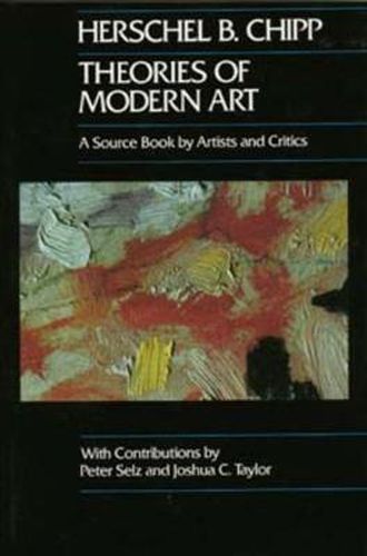 Cover image for Theories of Modern Art: A Source Book by Artists and Critics