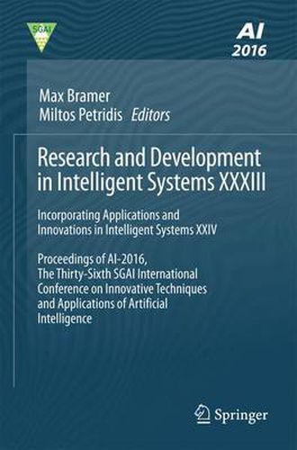 Cover image for Research and Development in Intelligent Systems XXXIII: Incorporating Applications and Innovations in Intelligent Systems XXIV