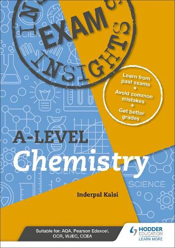 Cover image for Exam Insights for A-level Chemistry: This write-in workbook targets the tricky topics